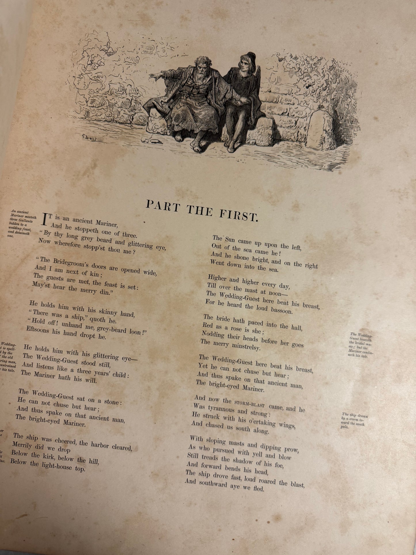 Rare Collectible-(1878) “The Rime of the Ancient Mariner” by Coleridge 38 Dores engravings