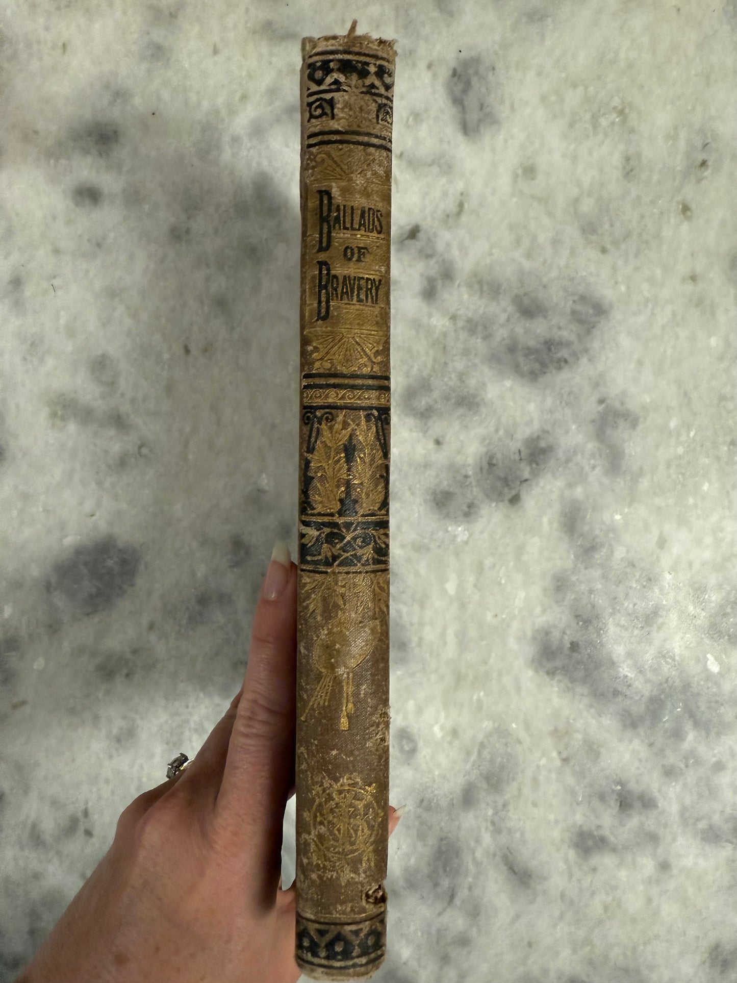 Collectible- “Ballads of Bravery” with 40 engravings (1877)