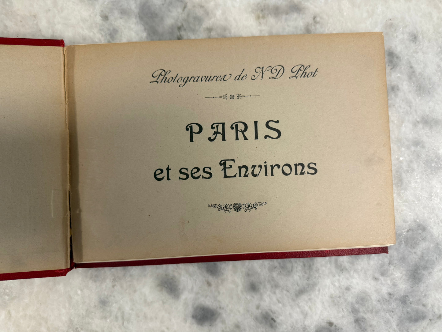 Collectible- Photogravure album titled “Paris, St. Cloud, Versailles & Trianons” (1900-1910)