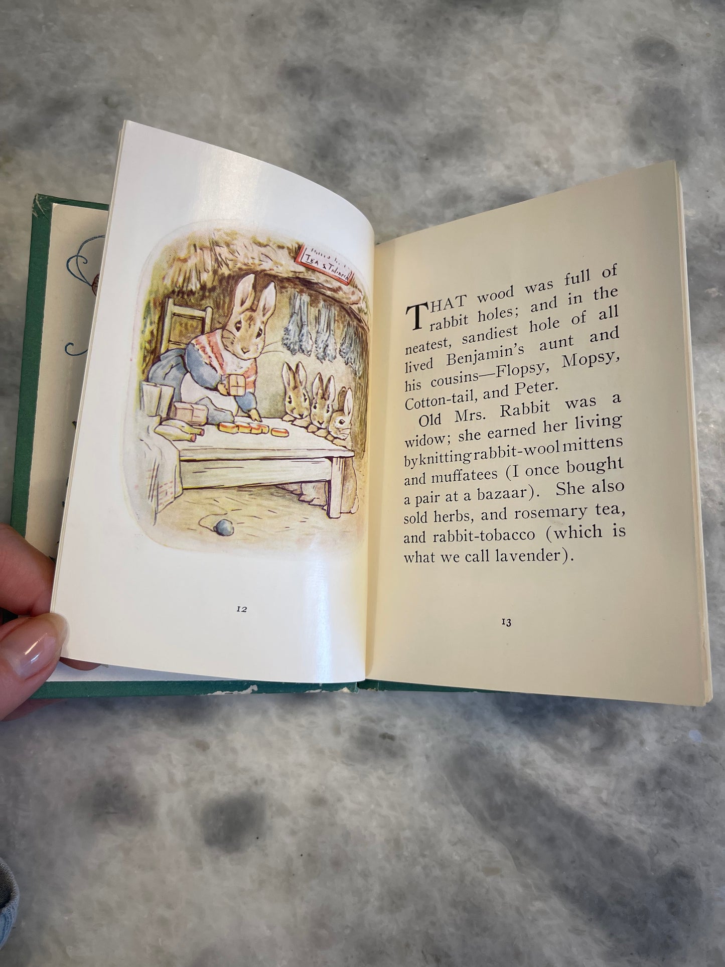 Rare 1932 edition of Beatrix Potter’s ‘The Tale of Benjamin Bunny’