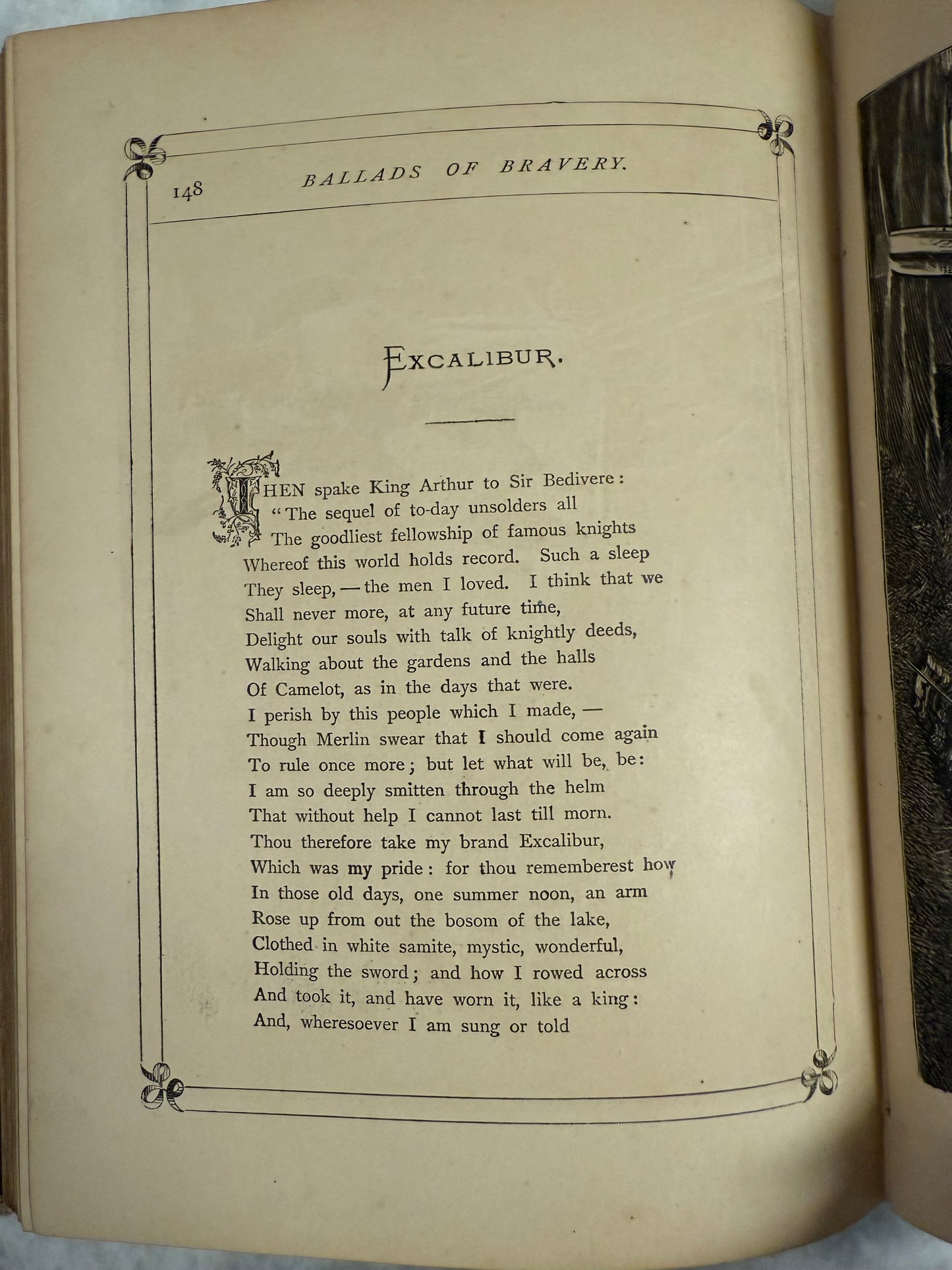 Collectible- “Ballads of Bravery” with 40 engravings (1877)