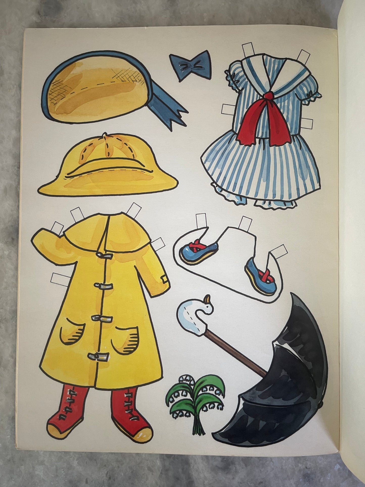 Vintage Madeline Paper Dolls