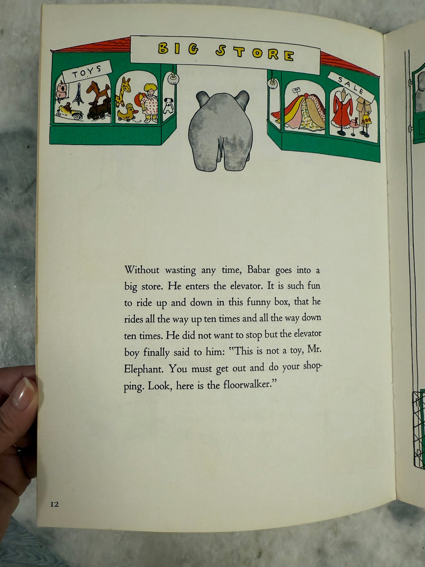The Story of Babar: The Little Elephant” by Jean de Brunhoff (1960)