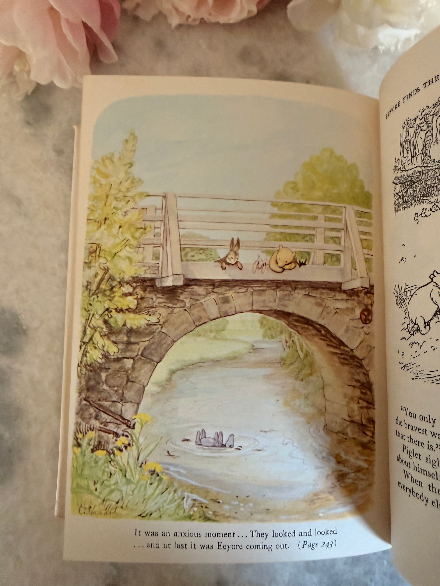 Rare Collectible- 1956 edition of The World of Pooh by A.A. Milne with color illustrations
