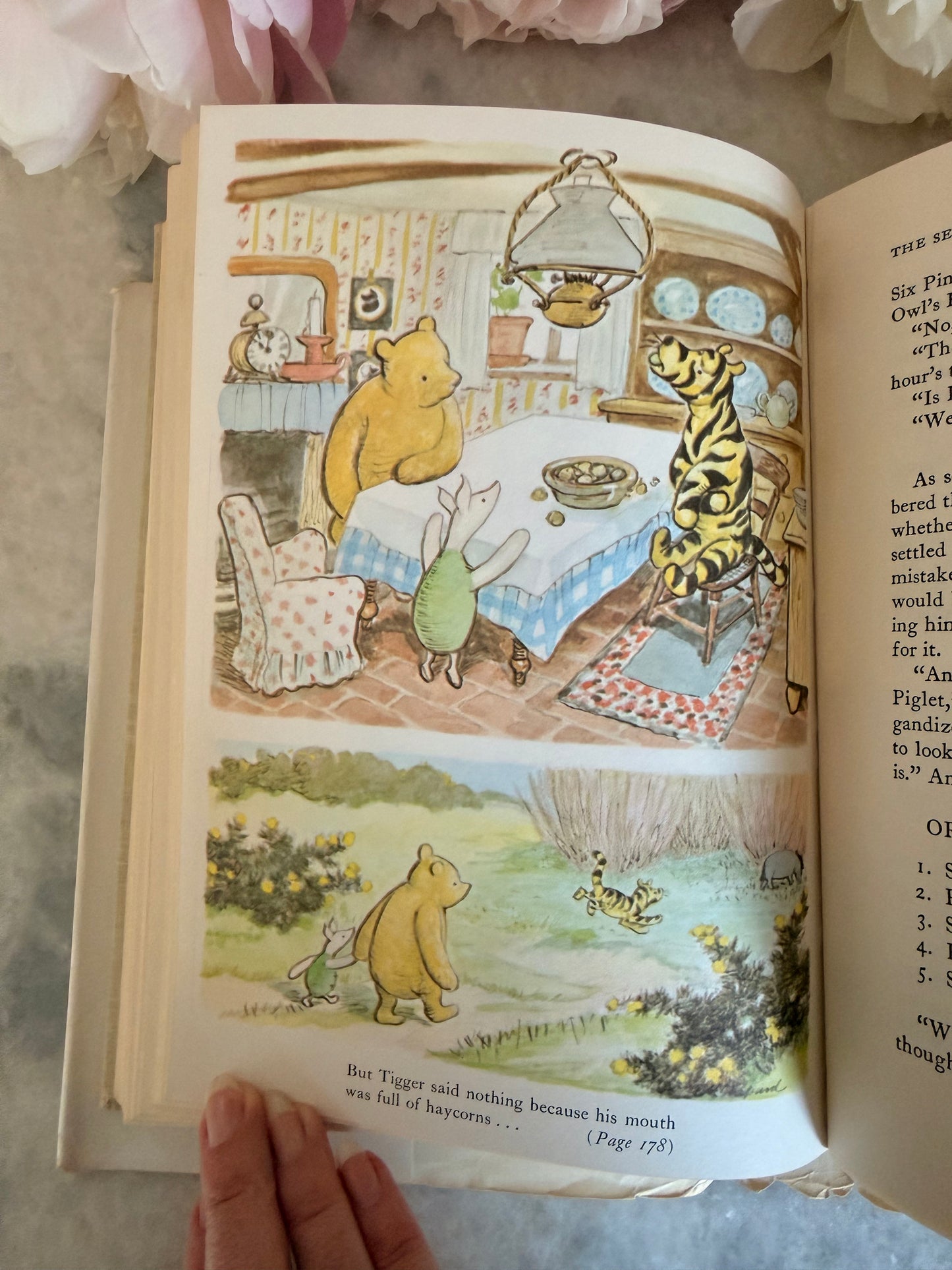 Rare Collectible- 1956 edition of The World of Pooh by A.A. Milne with color illustrations