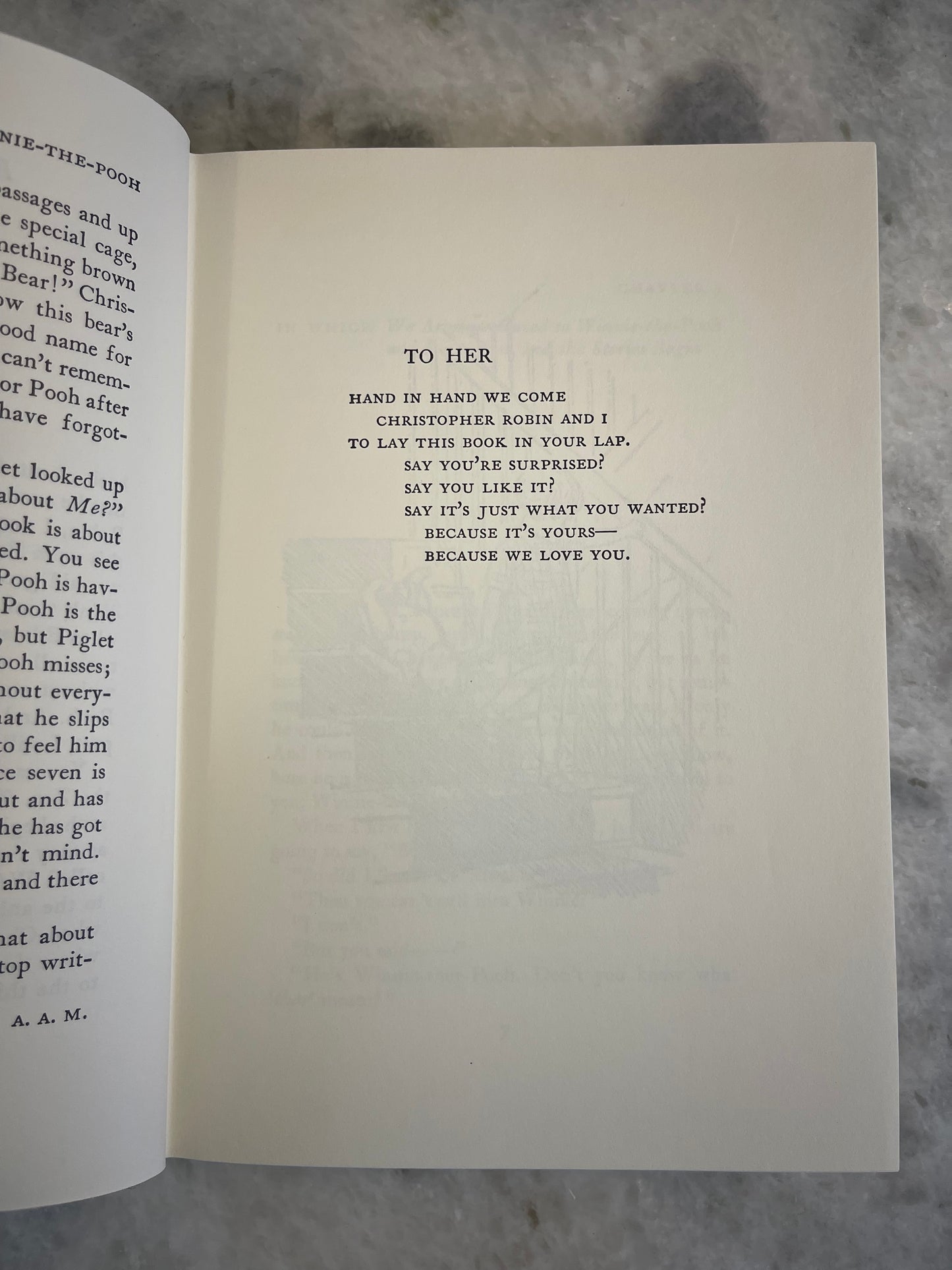 Rare Collectable 1956 Edition of The World of Pooh by A.A. Milne with color illustrations