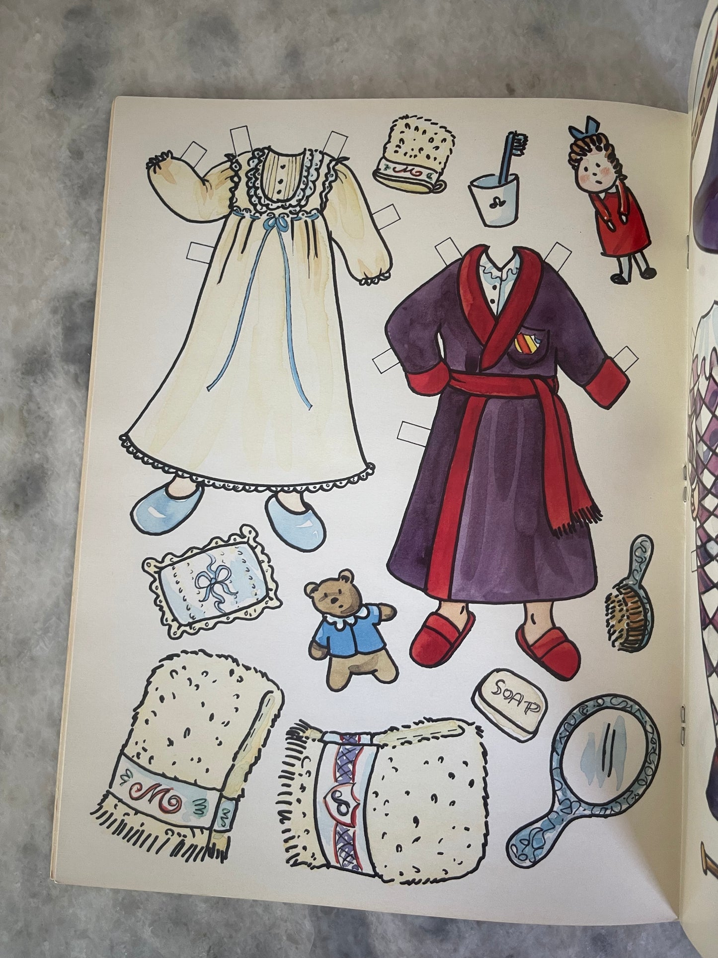 Vintage Madeline Paper Dolls
