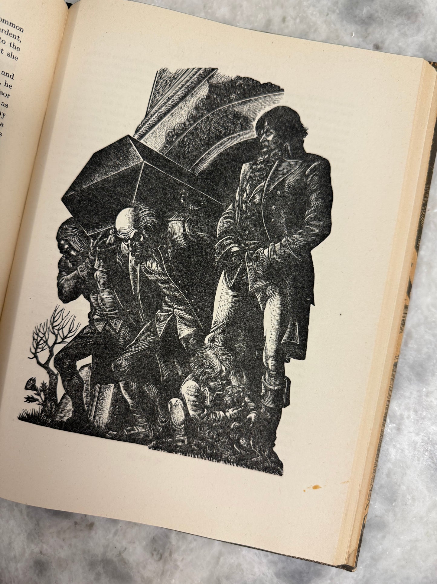 Wuthering Heights by Emily Brontë with wood engravings by Fritz Eichenburg