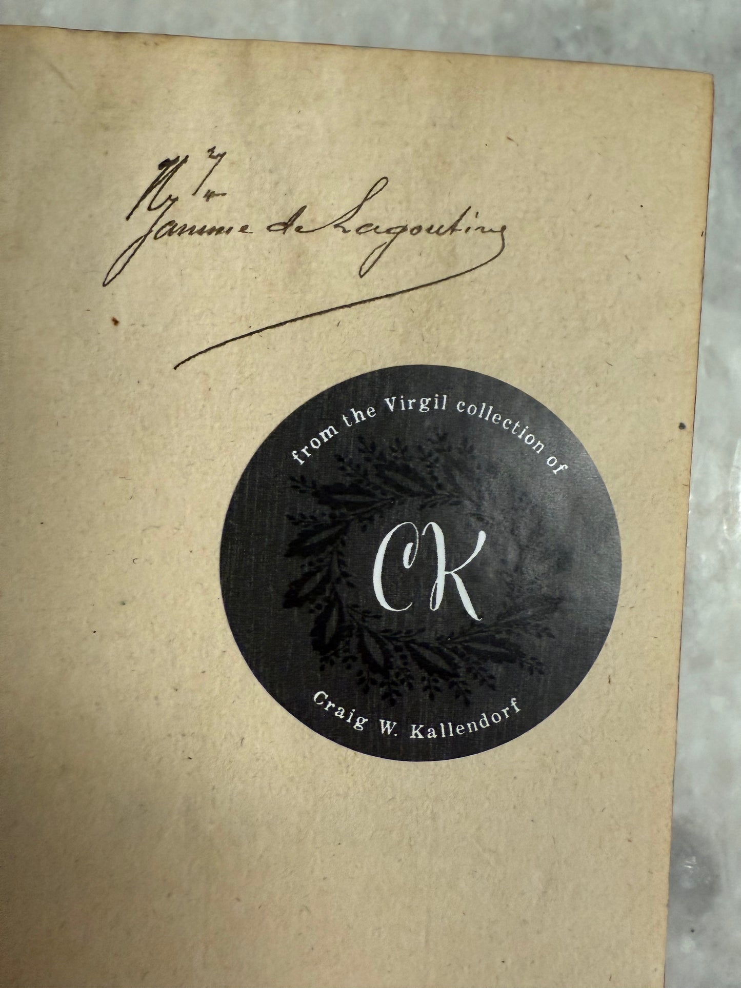 Rare- two-volume 1800 edition of Publius Vergilius Maro’s “Bucolica, Georgica, et Aeneis,” printed in London by T. Bensley for A. Dulau & Co., Soho Square