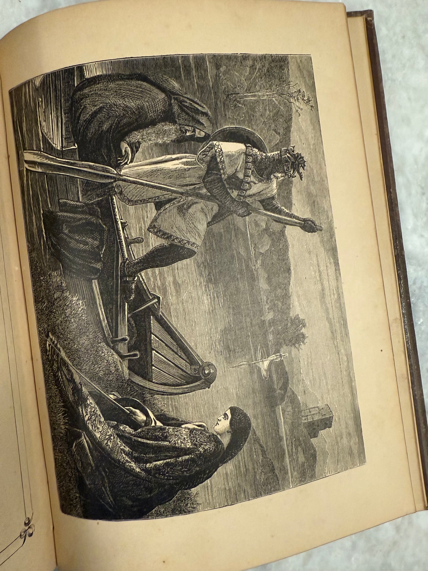 Collectible- “Ballads of Bravery” with 40 engravings (1877)