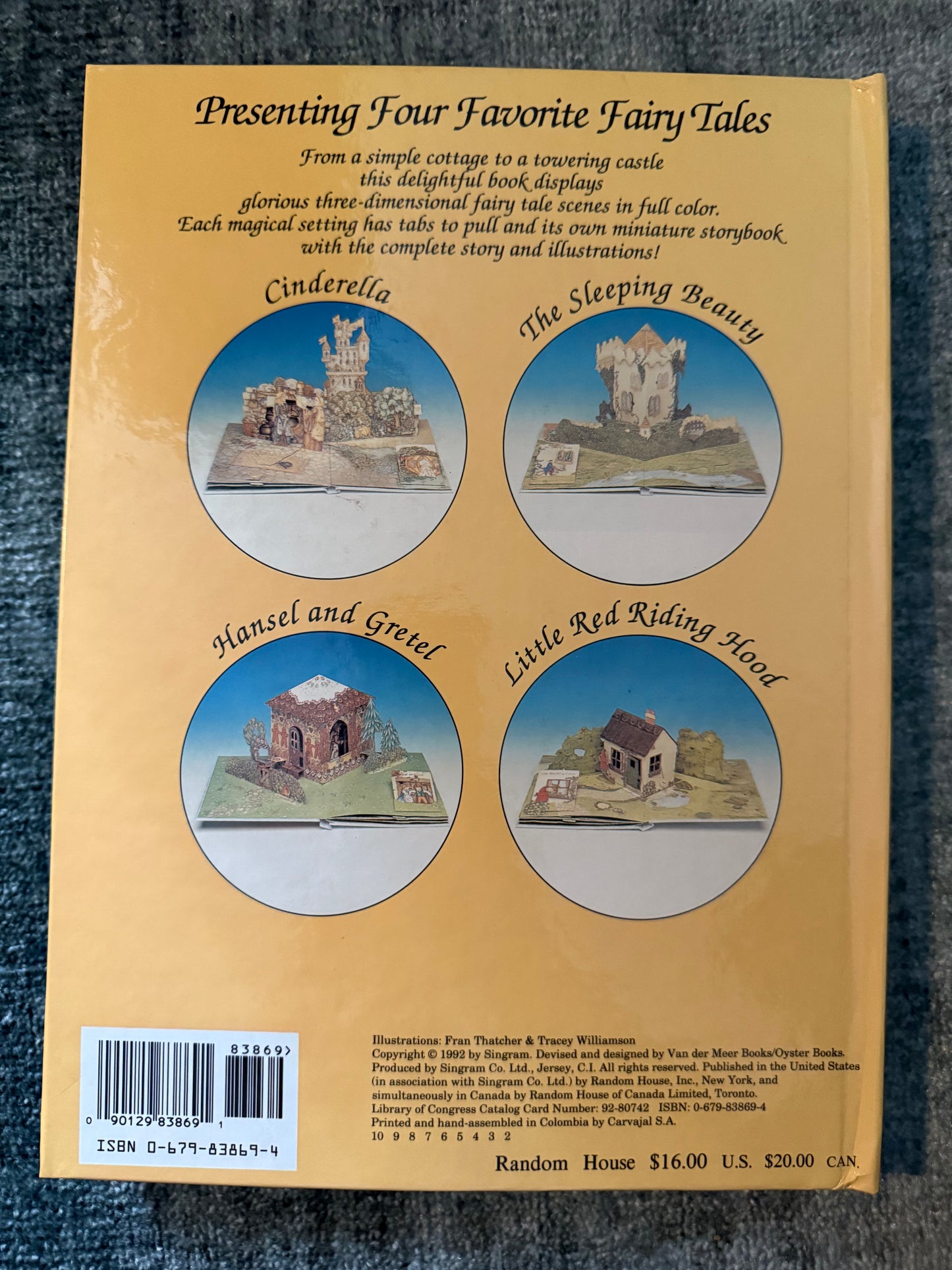 Collectible- “The Fantastic Fairy Tale Pop-Up Book,” published by Random House in (1992)