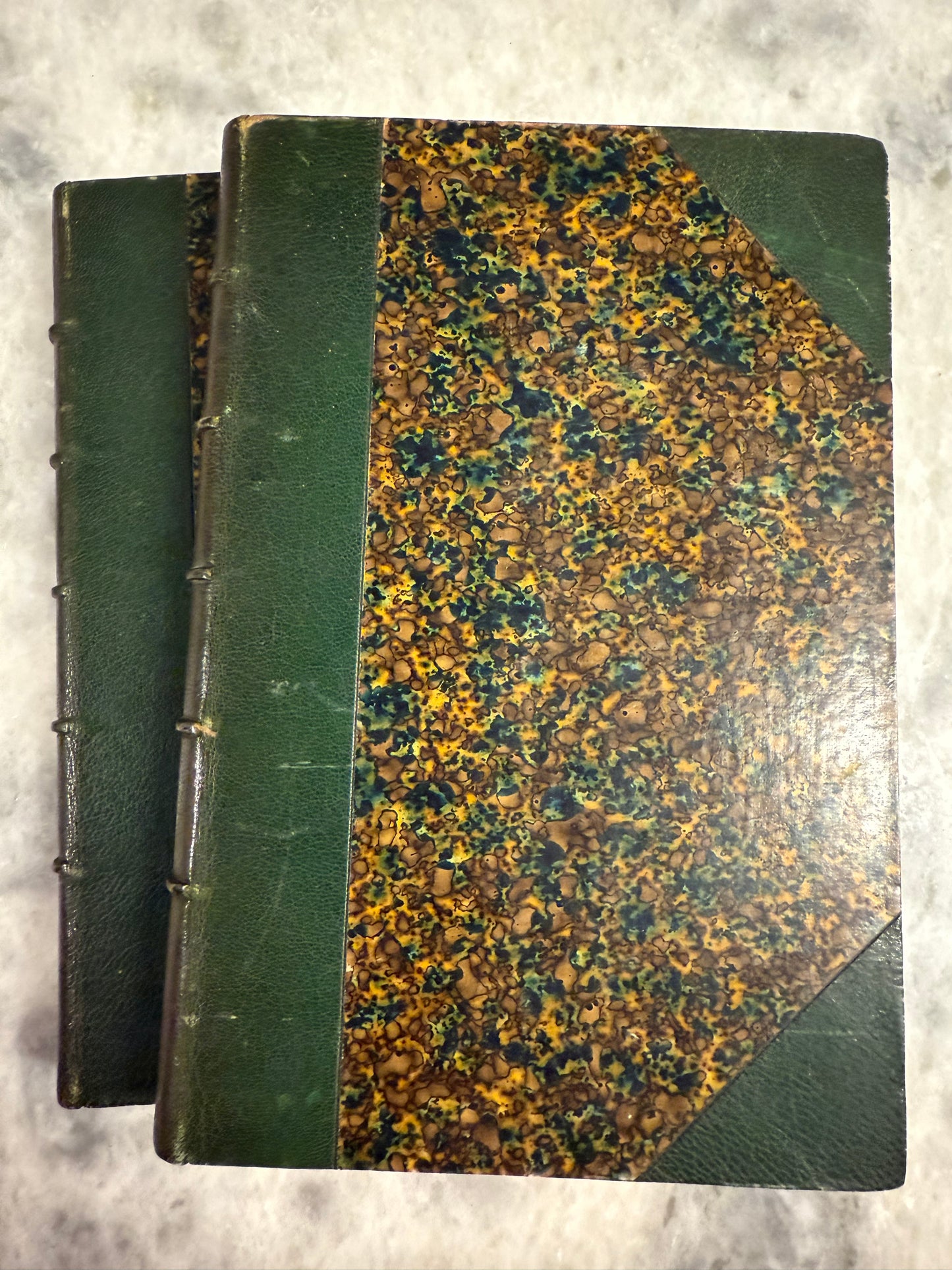 Rare- two-volume 1800 edition of Publius Vergilius Maro’s “Bucolica, Georgica, et Aeneis,” printed in London by T. Bensley for A. Dulau & Co., Soho Square