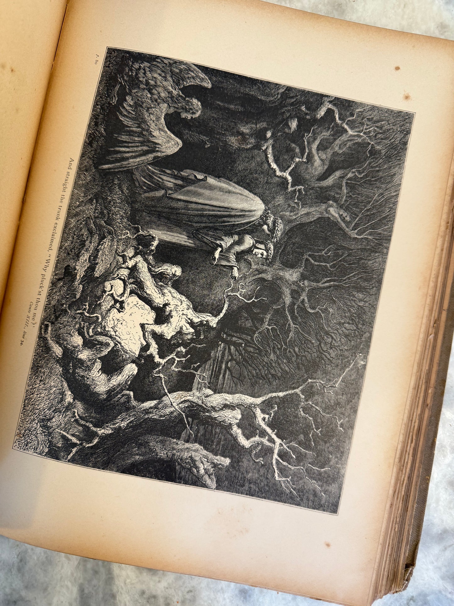 Rare collectible- Dante’s Inferno, translated by Rev. Henry Francis Cary from the original of Dante Alighieri, illustrated with the designs of Gustave Doré