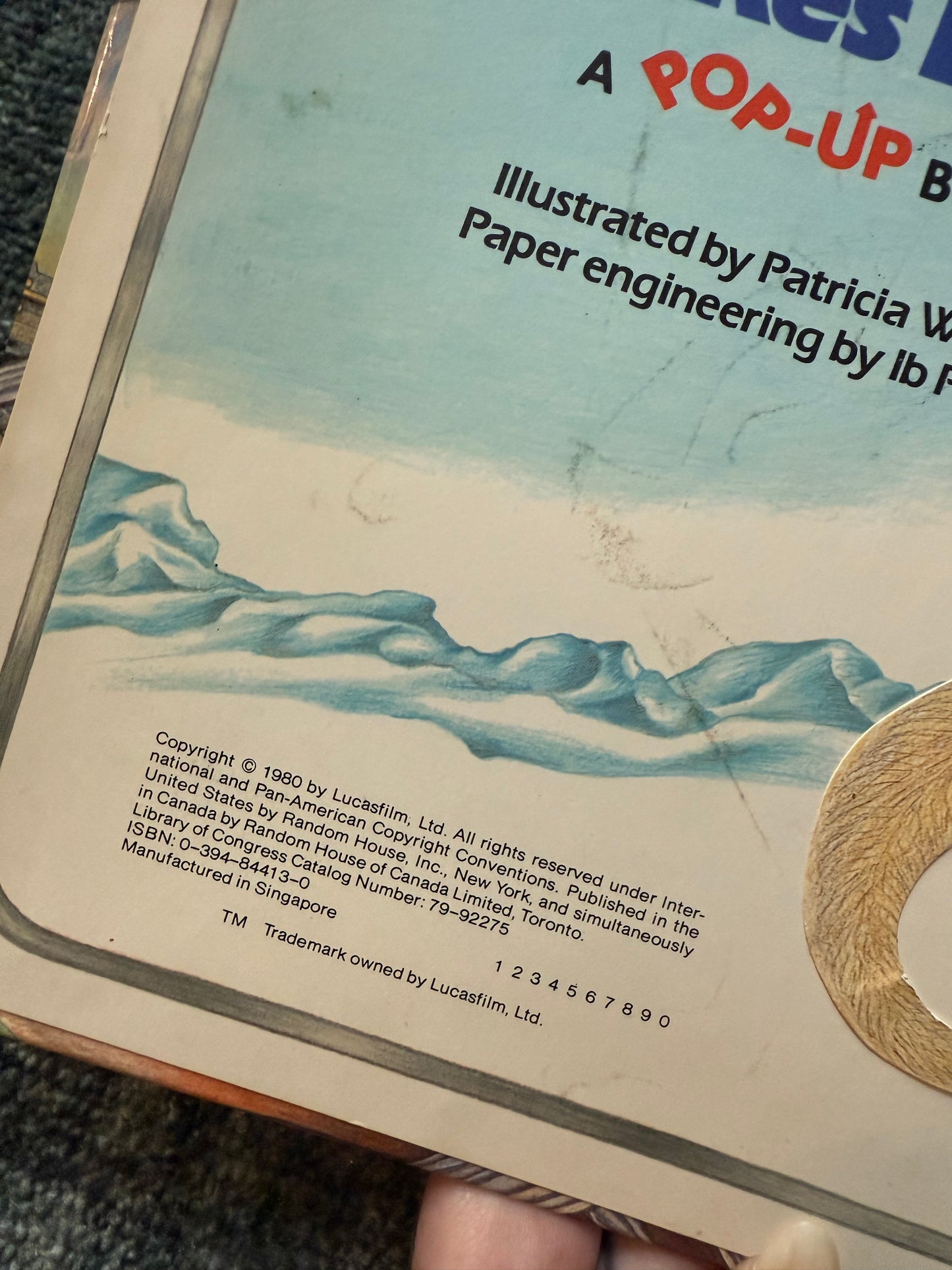 Collectible- “Star Wars: The Empire Strikes Back – A Pop-Up Book” published by Random House in (1980)