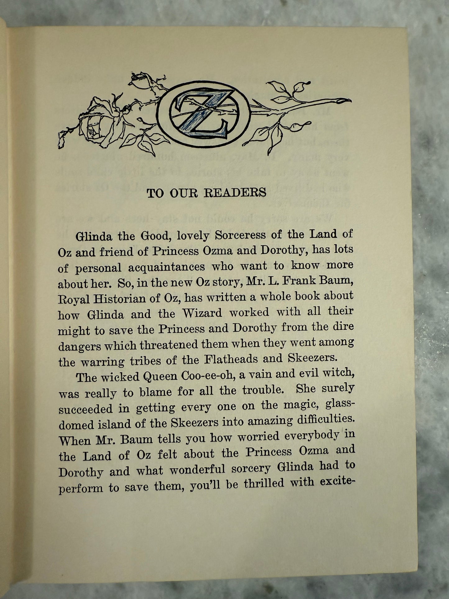 Collectible- Glinda of Oz by L Frank Baum