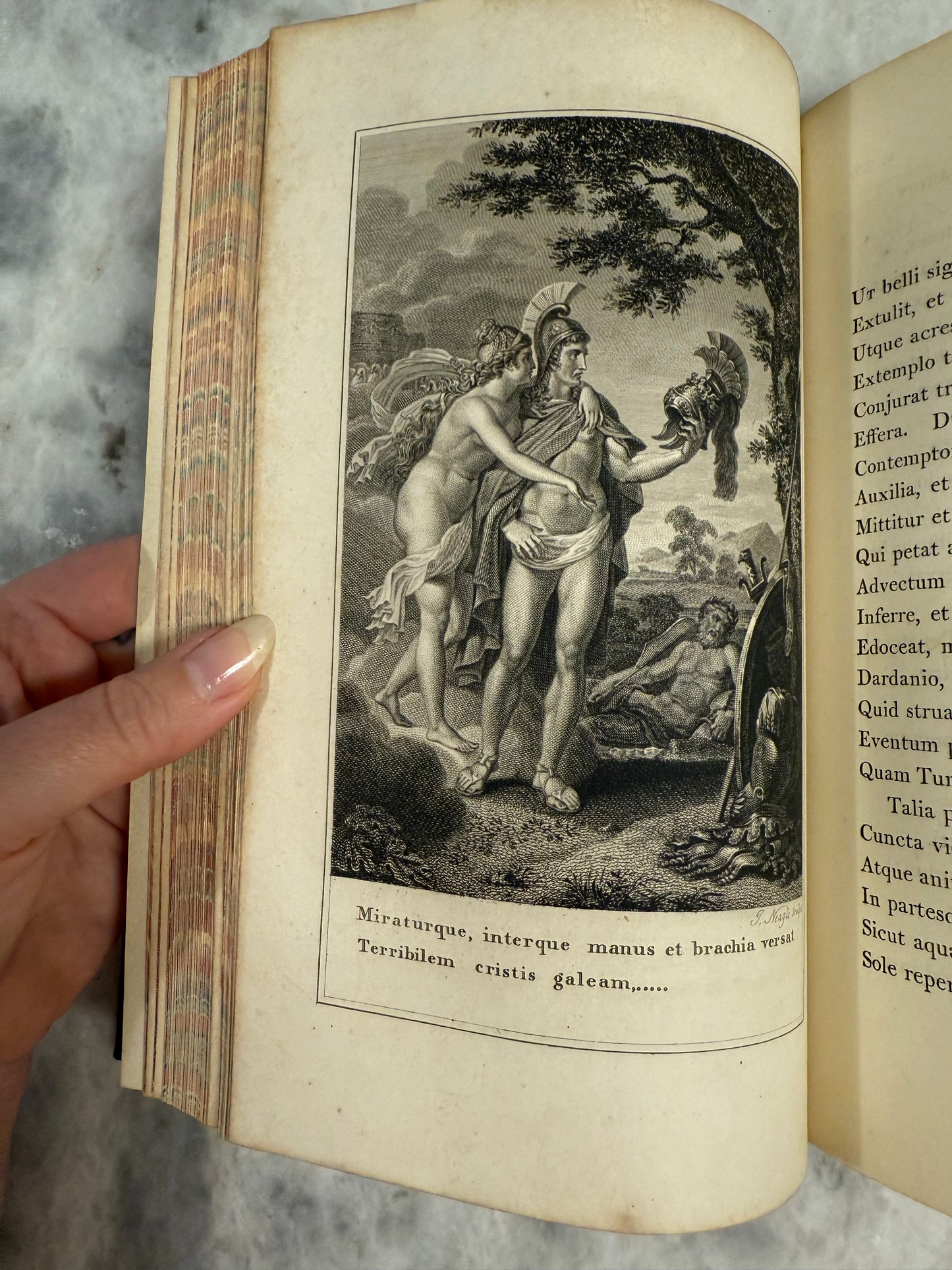 Rare- two-volume 1800 edition of Publius Vergilius Maro’s “Bucolica, Georgica, et Aeneis,” printed in London by T. Bensley for A. Dulau & Co., Soho Square