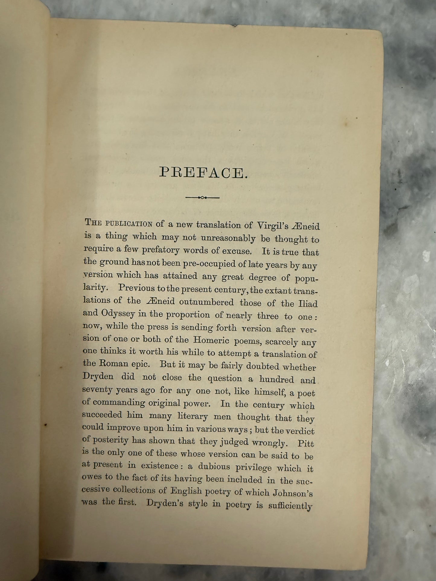 Collectible- “The Aeneid of Virgil, Translated into English Verse by John Conington”
