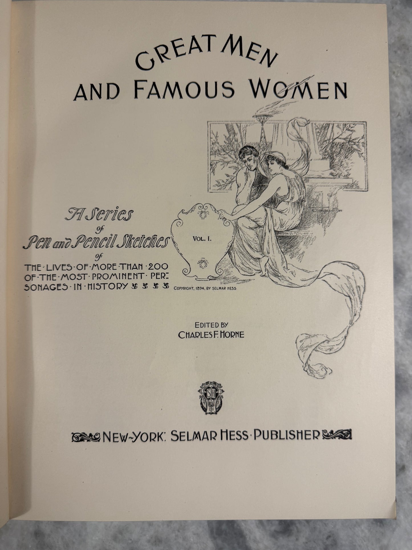 First Edition- Great Men and Famous Women