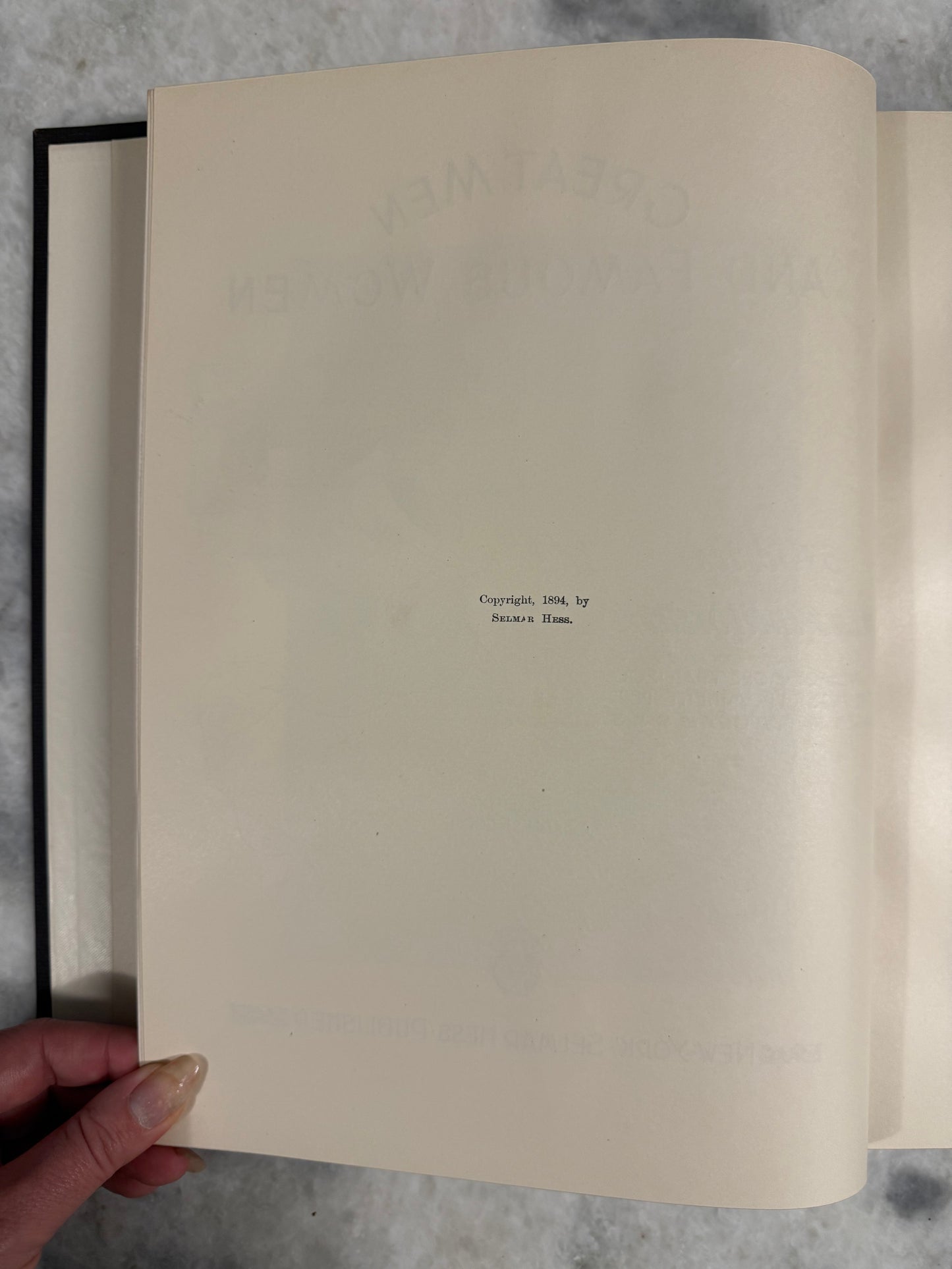 First Edition- Great Men and Famous Women