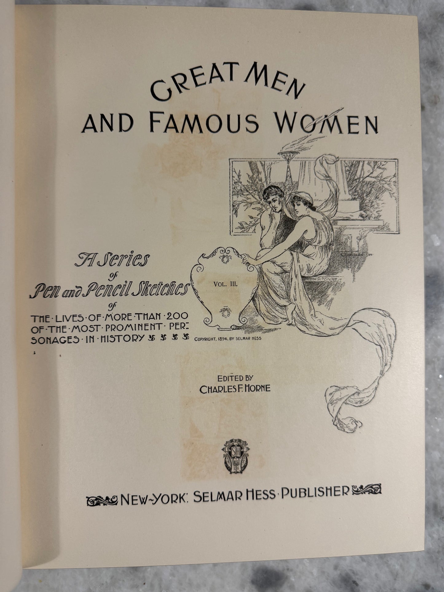 First Edition- Great Men and Famous Women