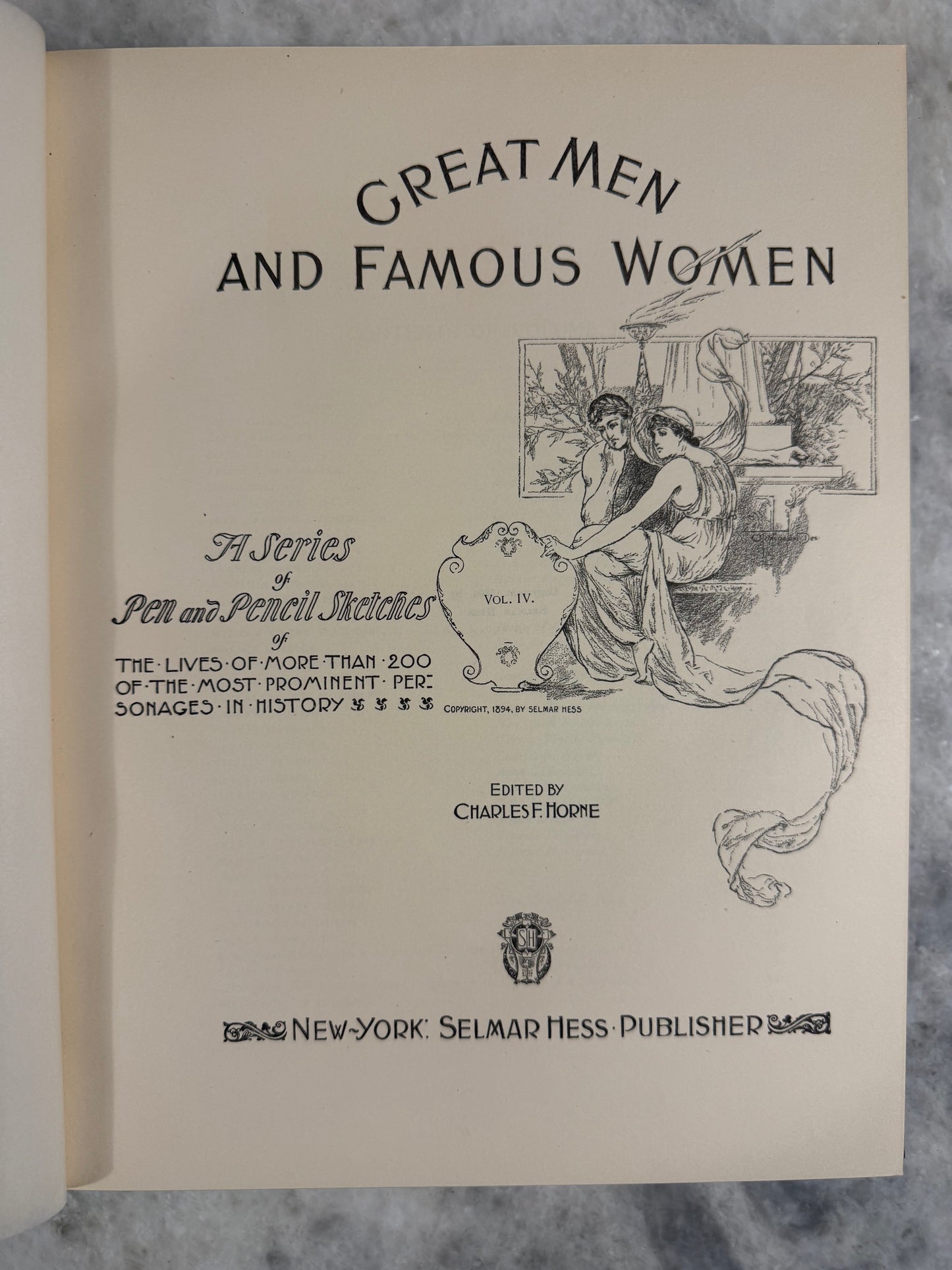 First Edition- Great Men and Famous Women