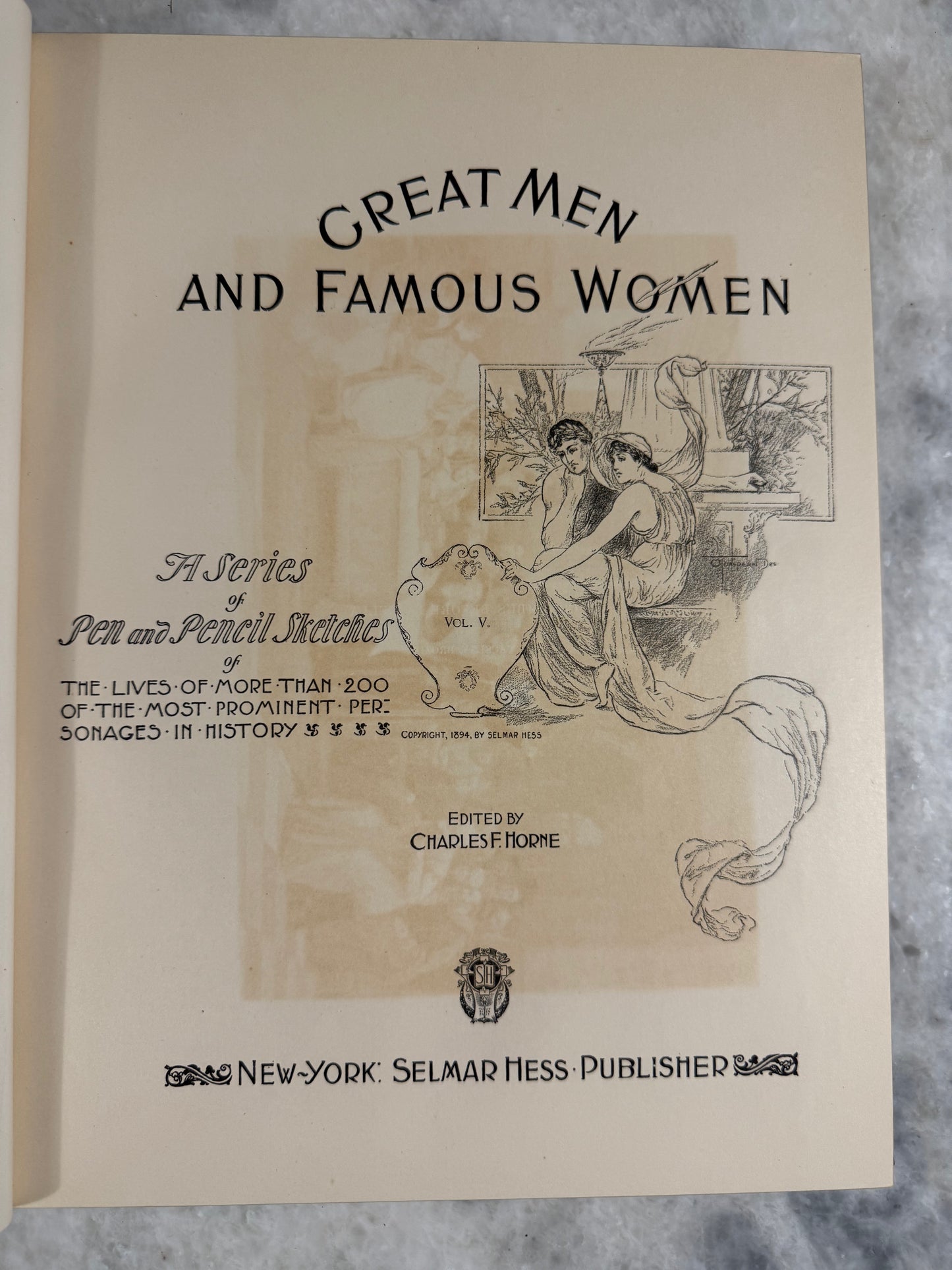 First Edition- Great Men and Famous Women