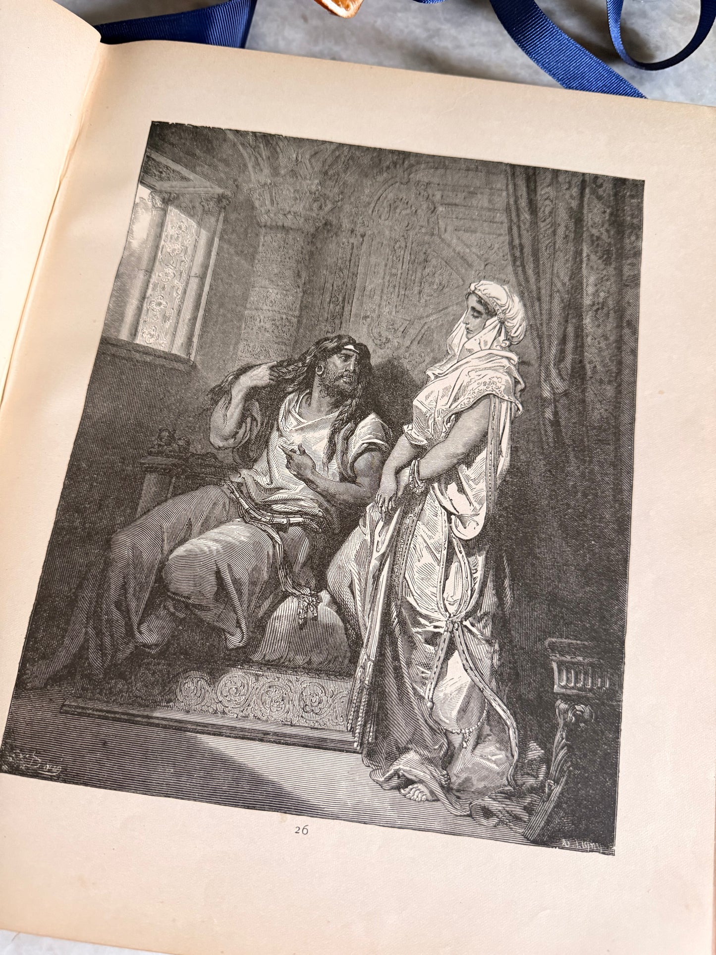 Antique collectible- Henry Altemus edition of "The Doré Bible Gallery", c 1890-1892.