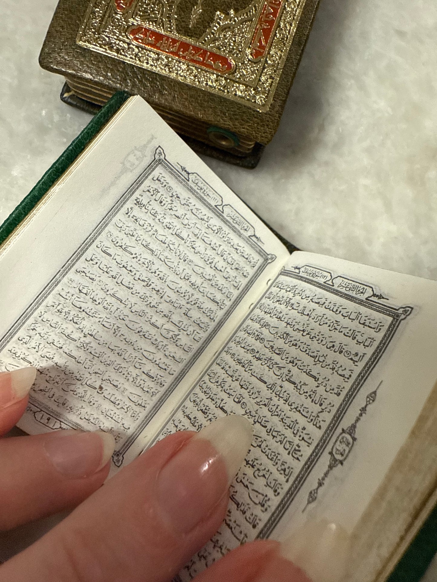 Scarce- (1920-1921) “Qur’an al-Karim” in Ottoman Script  handwritten by Mr. Mustafa Nazif ‘Qara’atu li’